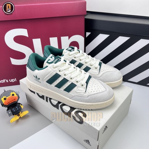 Giày Adidas Centennial 85 Low Cloud White Green Siêu Cấp - Hình ảnh 2