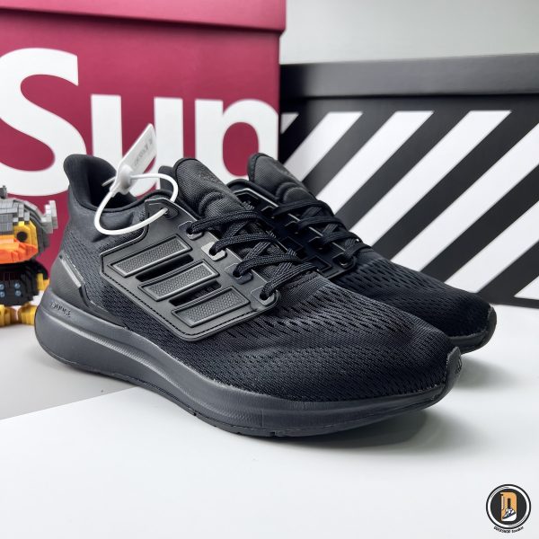 Giày Adidas EQ21 Run Triple Black Siêu Cấp - Hình ảnh 2