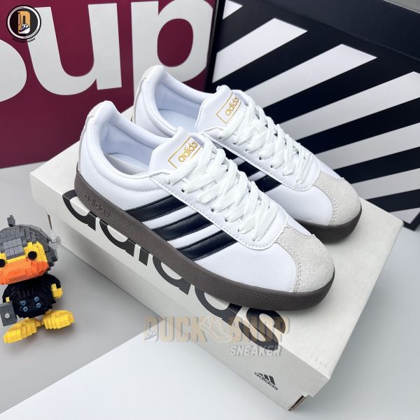 Giày Adidas Neo VL Court White Black Gum Siêu Cấp - Hình ảnh 2