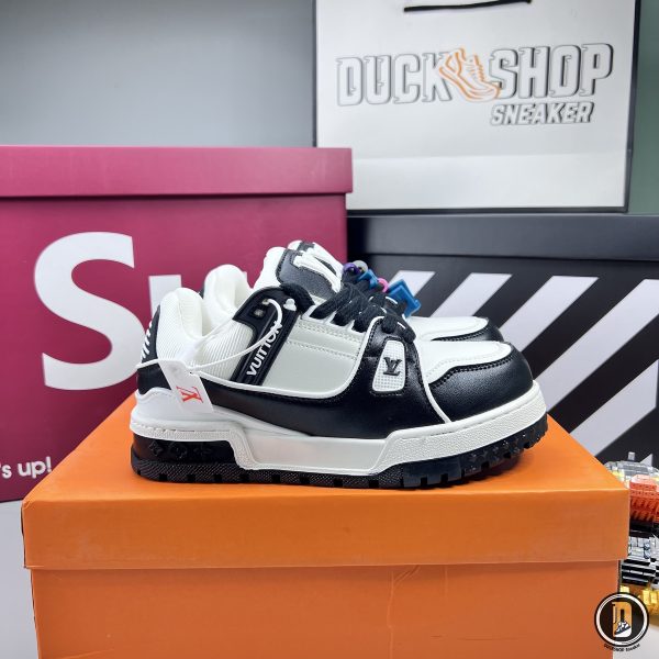 Giày Louis Vuitton Trainer Maxi Black Màu Đen Siêu Cấp