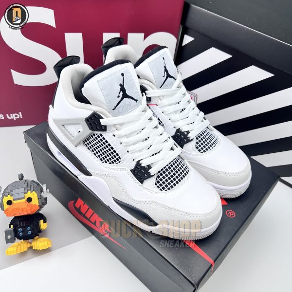 Giày Nike Air Jordan 4 Retro Military Black Siêu Cấp - Hình ảnh 2