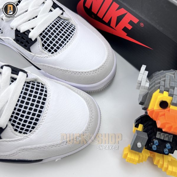 Giày Nike Air Jordan 4 Retro Military Black Siêu Cấp - Hình ảnh 4