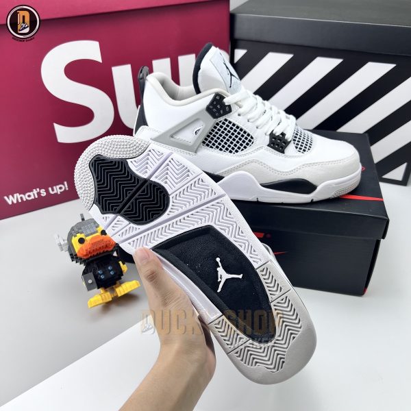 Giày Nike Air Jordan 4 Retro Military Black Siêu Cấp - Hình ảnh 7