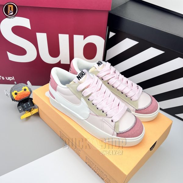 Giày Nike Blazer Low Jumbo Light Soft Pink Siêu Cấp - Hình ảnh 2