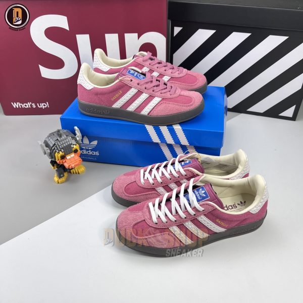 Giày Adidas Gazelle Indoor 'Pink Cloud White' Siêu Cấp - Hình ảnh 4