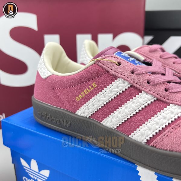 Giày Adidas Gazelle Indoor 'Pink Cloud White' Siêu Cấp - Hình ảnh 5