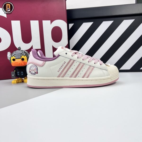Giày Adidas Original Superstar Pink Beige Siêu Cấp