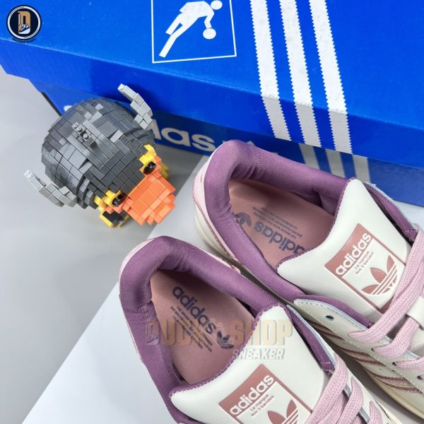 Giày Adidas Original Superstar Pink Beige Siêu Cấp - Hình ảnh 9