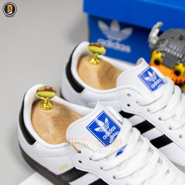 Giày Adidas Samba OG Cloud White Core Black - Hình ảnh 5