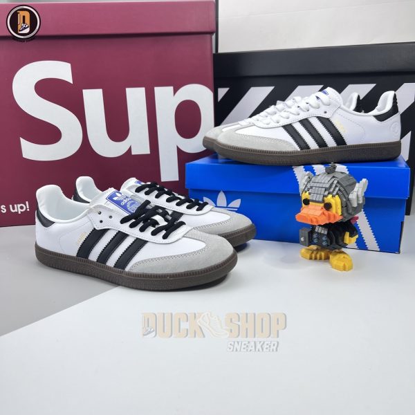 Giày Adidas Samba OG Cloud White Core Black Likeauth - Hình ảnh 3