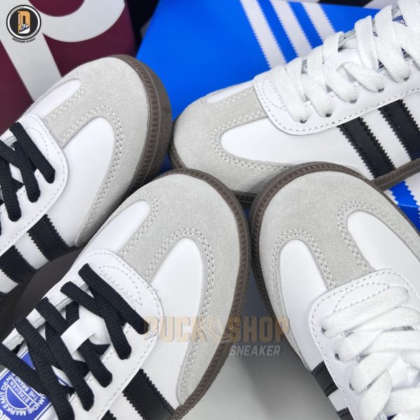 Giày Adidas Samba OG Cloud White Core Black Likeauth - Hình ảnh 4
