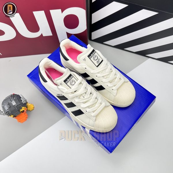 Giày Adidas Superstar André Saraiva Chalk White Black Siêu Cấp - Hình ảnh 2