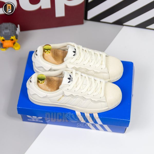 Giày Adidas Superstar Cappuccino Cream White Siêu Cấp - Hình ảnh 2