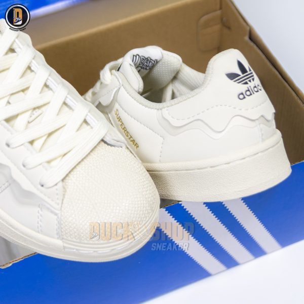 Giày Adidas Superstar Cappuccino Cream White Siêu Cấp - Hình ảnh 4