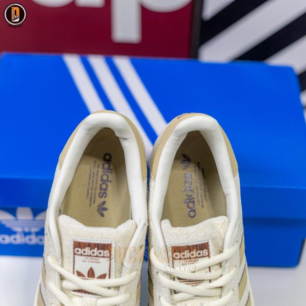 Giày Adidas Superstar W Off White Lin Khaki 'Brown' - Hình ảnh 9
