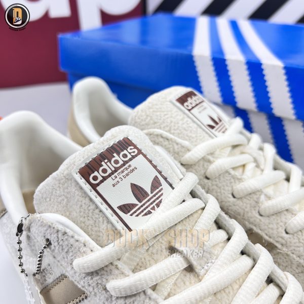Giày Adidas Superstar W Off White Lin Khaki "Brown' Siêu Cấp - Hình ảnh 5