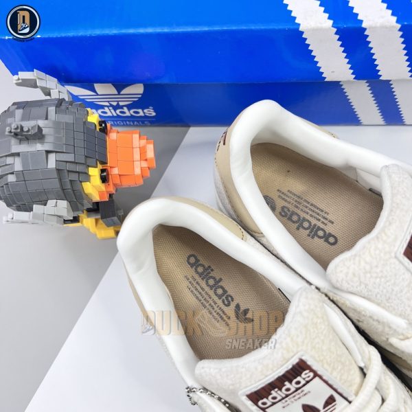 Giày Adidas Superstar W Off White Lin Khaki "Brown' Siêu Cấp - Hình ảnh 8