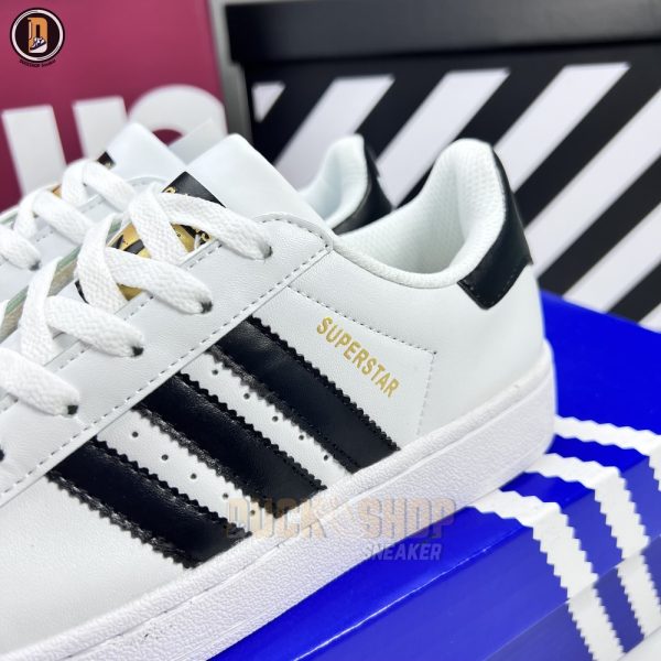 Giày Adidas Superstar White Black Rep 1:1 - Hình ảnh 4