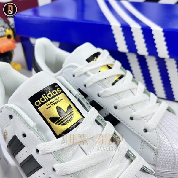 Giày Adidas Superstar White Black Rep 1:1 - Hình ảnh 5