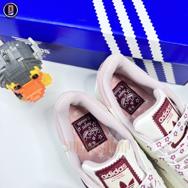 Giày Adidas x YU NAGABA Superstar Off-White Burgundy Siêu Cấp - Hình ảnh 10