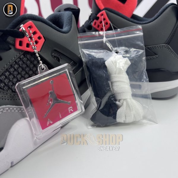 Giày Air Jordan 4 Retro 'Infrared' Siêu Cấp - Hình ảnh 5
