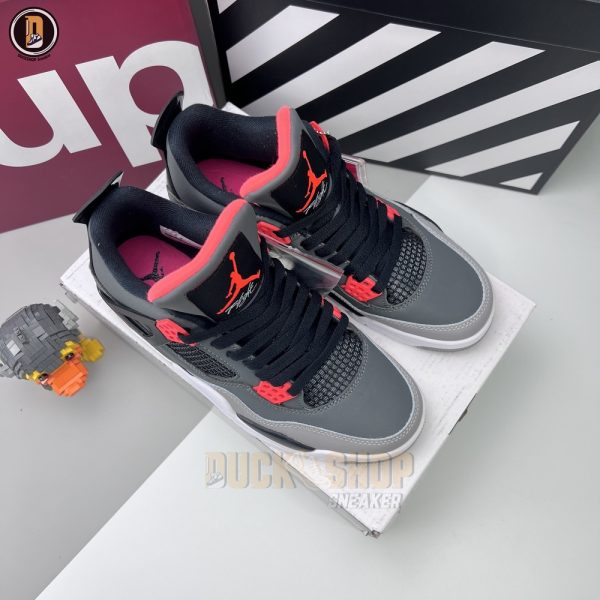 Giày Air Jordan 4 Retro 'Infrared' Siêu Cấp - Hình ảnh 2