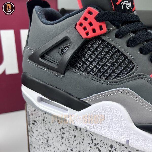 Giày Air Jordan 4 Retro 'Infrared' Siêu Cấp - Hình ảnh 4