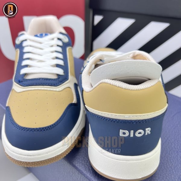 Giày Dior B27 Low-Top Brown Siêu Cấp - Hình ảnh 9