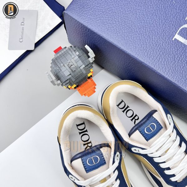 Giày Dior B27 Low-Top Brown Siêu Cấp - Hình ảnh 8