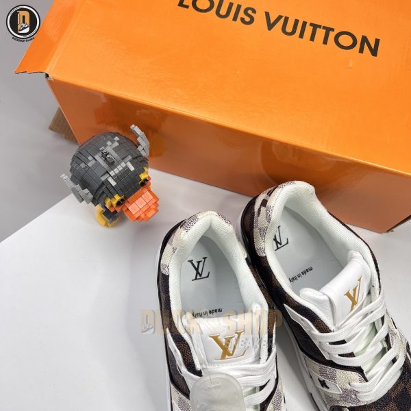 Giày Louis Vuitton LV Trainer #54 Damier Ebene Multi Siêu Cấp - Hình ảnh 8