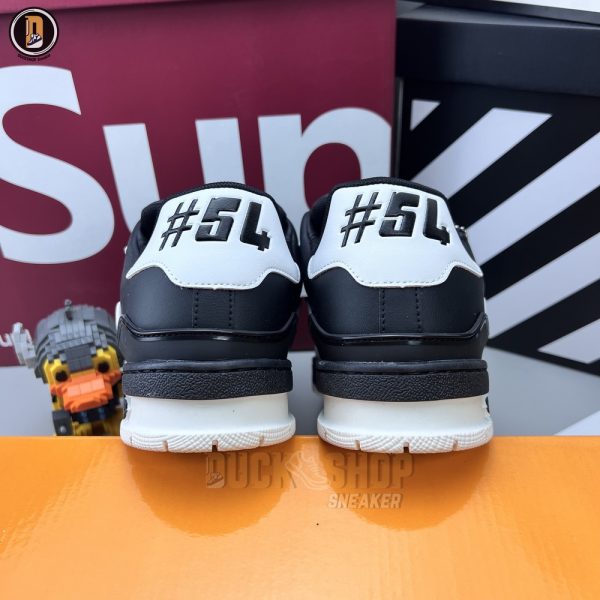 Giày Louis Vuitton LV Trainer Black Grey Siêu Cấp - Hình ảnh 7