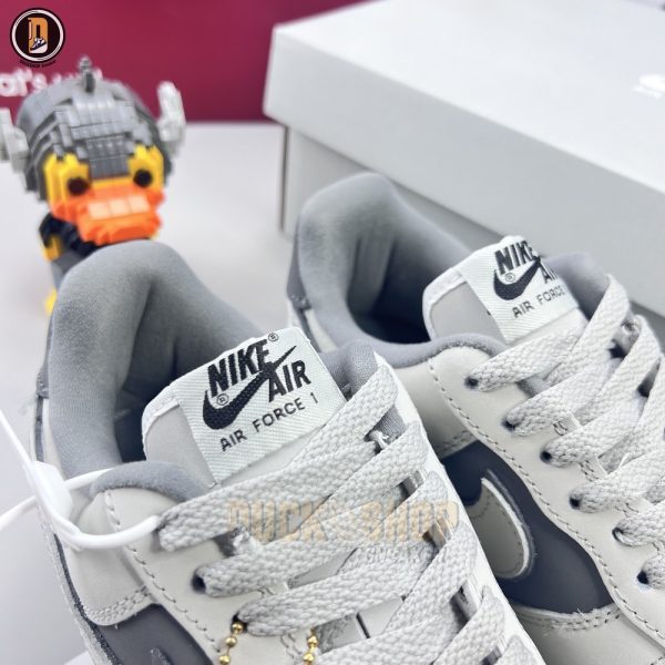 Giày Nike Air Force 1 07 Low Dark Grey Metalliic Gold Siêu Cấp - Hình ảnh 6