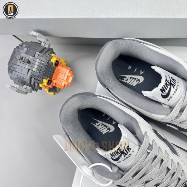 Giày Nike Air Force 1 07 Low Dark Grey Metalliic Gold Siêu Cấp - Hình ảnh 8