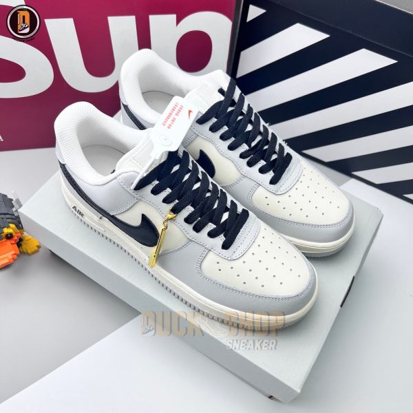 Giày Nike Air Force 1 Low By You Custom Smoke Grey Siêu Cấp - Hình ảnh 2