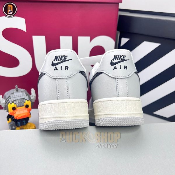 Giày Nike Air Force 1 Low By You Custom Smoke Grey Siêu Cấp - Hình ảnh 8