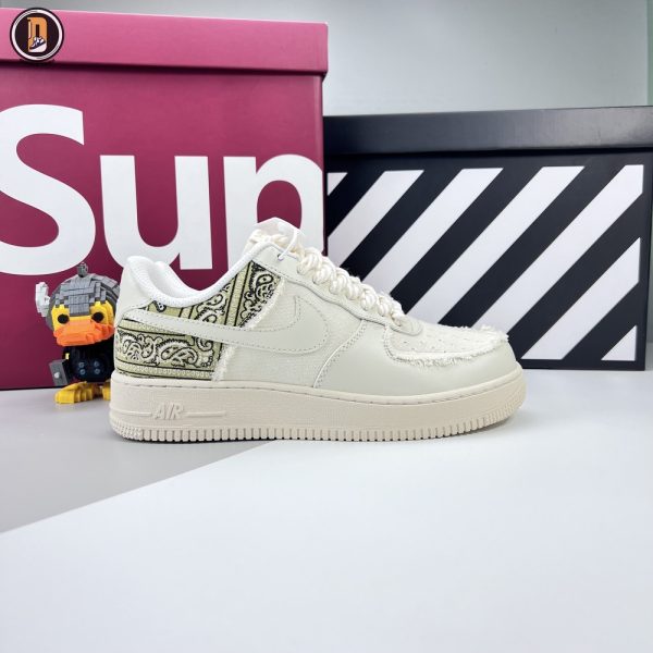 Giày Nike Air Force 1 Low Custom Paisley Dây Thừng Siêu Cấp