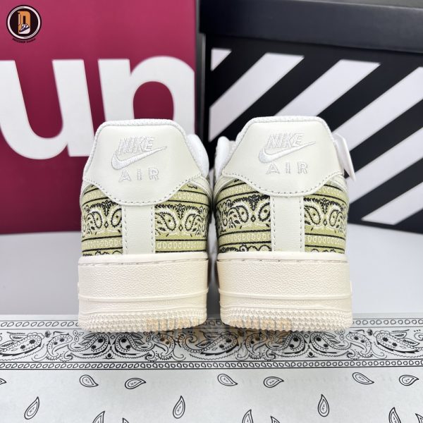 Giày Nike Air Force 1 Low Custom Paisley Dây Thừng Siêu Cấp - Hình ảnh 7