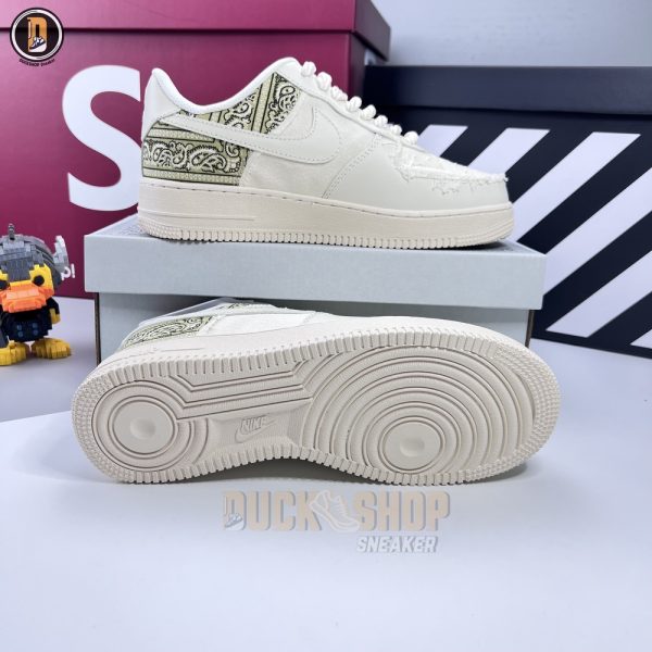 Giày Nike Air Force 1 Low Custom Paisley Dây Thừng Siêu Cấp - Hình ảnh 3