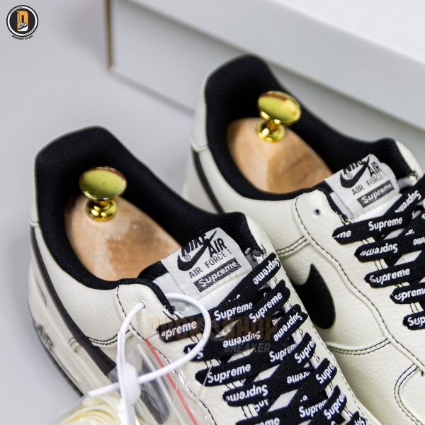 Giày Nike Air Force 1 Low Supreme Beige Black - Hình ảnh 5