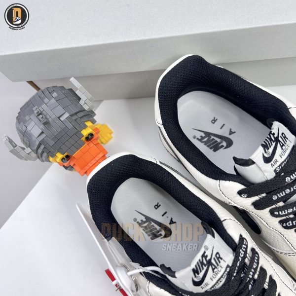 Giày Nike Air Force 1 Low Supreme Beige Black - Hình ảnh 9