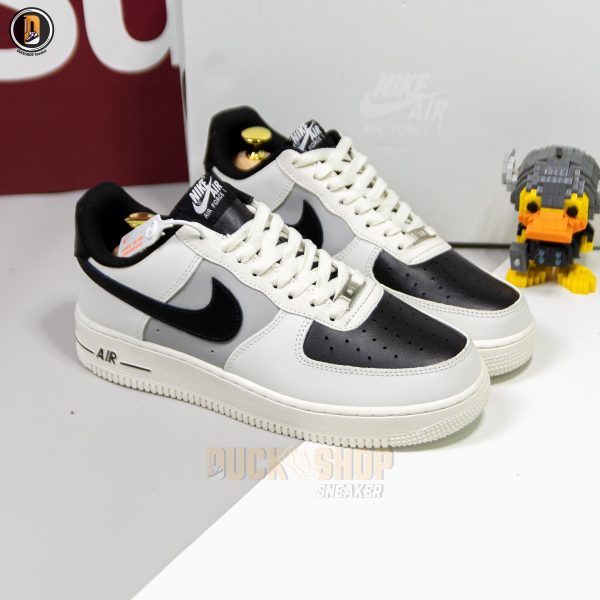 Giày Nike Air Force 1 Low Upstep Black White - Ảnh 10