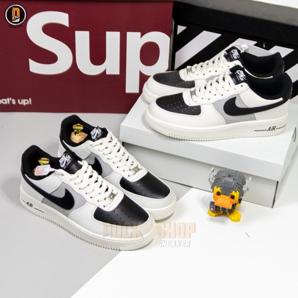Giày Nike Air Force 1 Low Upstep Black White - Ảnh 11