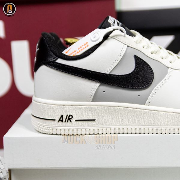 Giày Nike Air Force 1 Low Upstep Black White - Ảnh 7