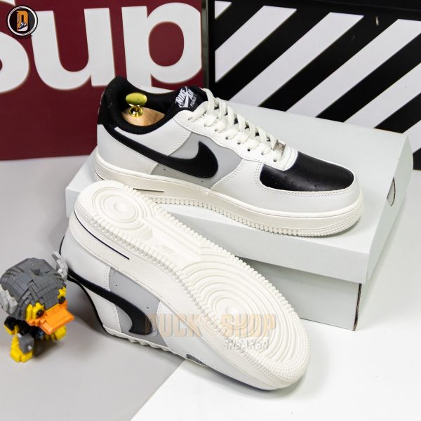 Giày Nike Air Force 1 Low Upstep Black White - Ảnh 12