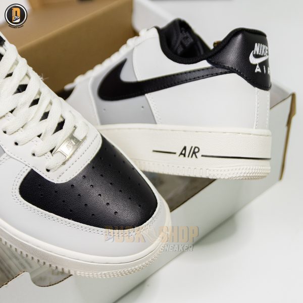 Giày Nike Air Force 1 Low Upstep Black White - Ảnh 4