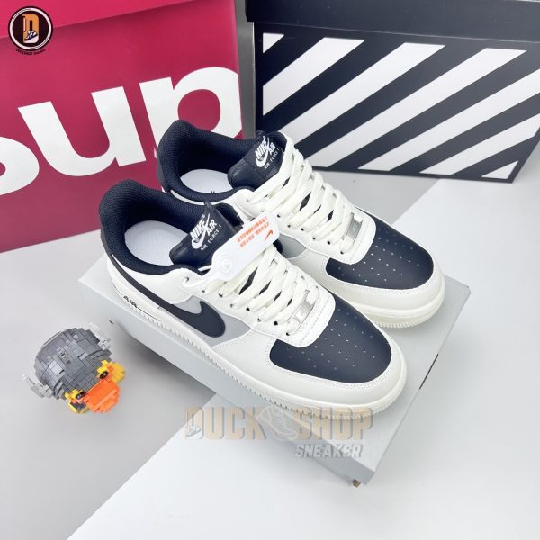Giày Nike Air Force 1 Low Upstep Black White Siêu Cấp - Hình ảnh 2