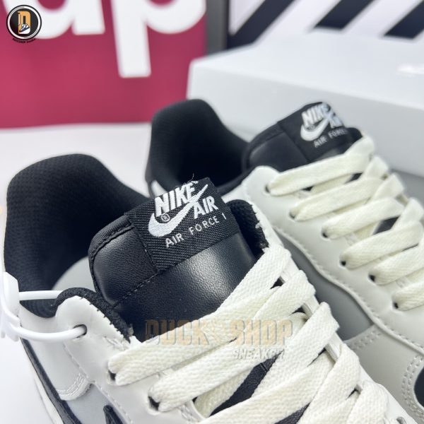 Giày Nike Air Force 1 Low Upstep Black White Siêu Cấp - Hình ảnh 6