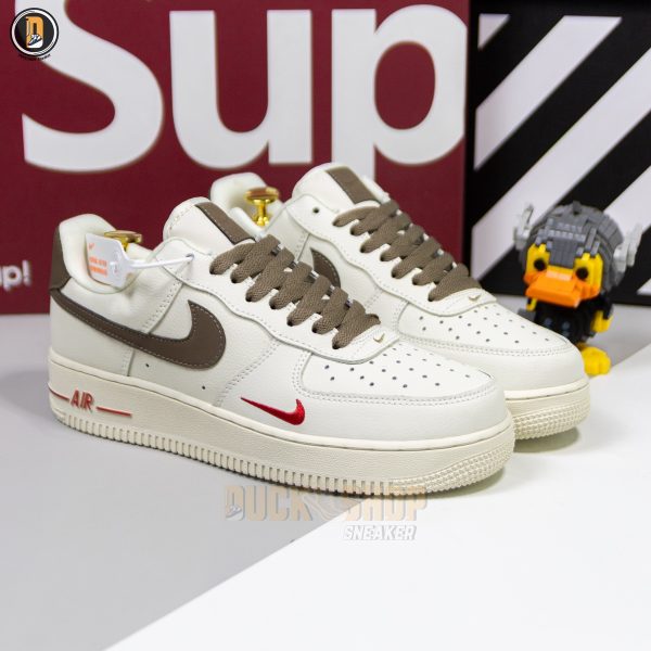 Giày Nike Air Force 1 Low White Brown - Hình ảnh 12