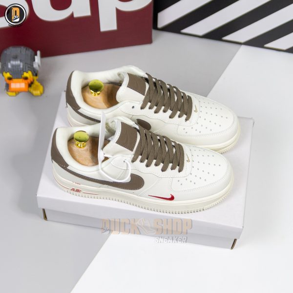 Giày Nike Air Force 1 Low White Brown - Hình ảnh 2