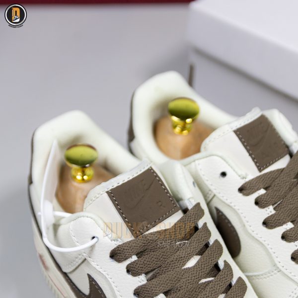 Giày Nike Air Force 1 Low White Brown - Hình ảnh 6